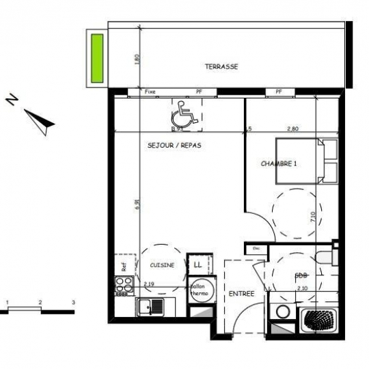  Annonces SAINTCYPRIEN : Apartment | SAINT-CYPRIEN (66750) | 44 m2 | 137 000 € 